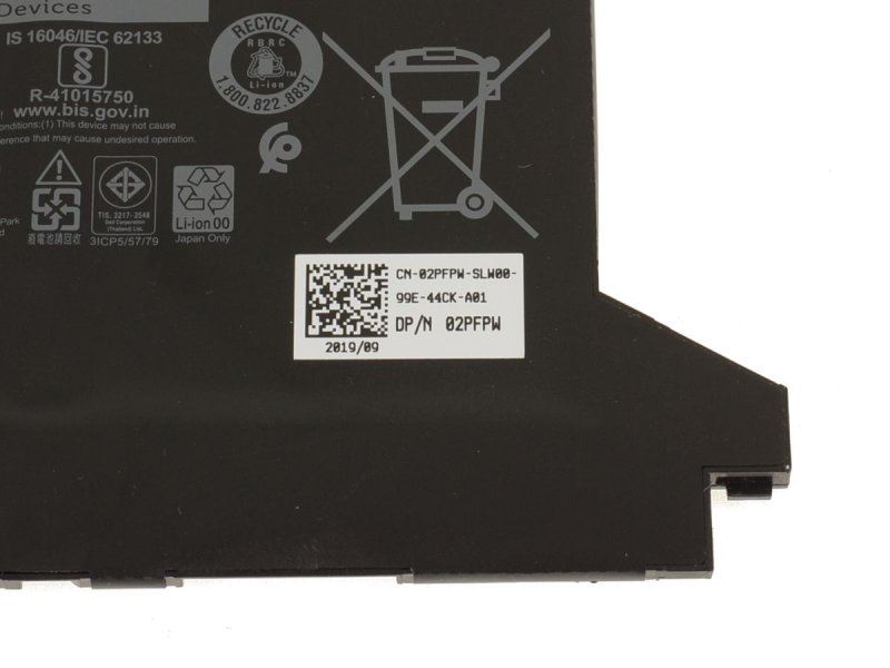 3500mAh 42Wh Battery Dell Latitude 5300 P97G001