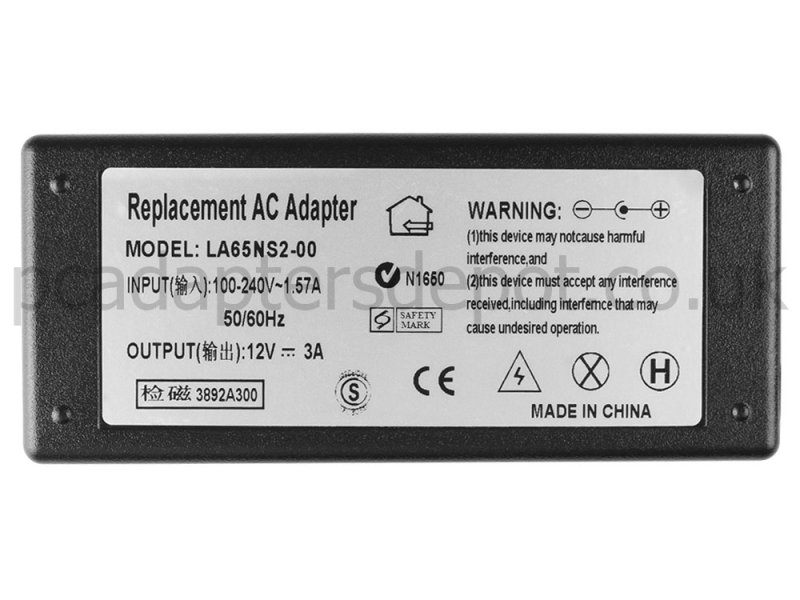 36W Samsung SyncMaster BX2450 BX2450L AC Adapter Charger