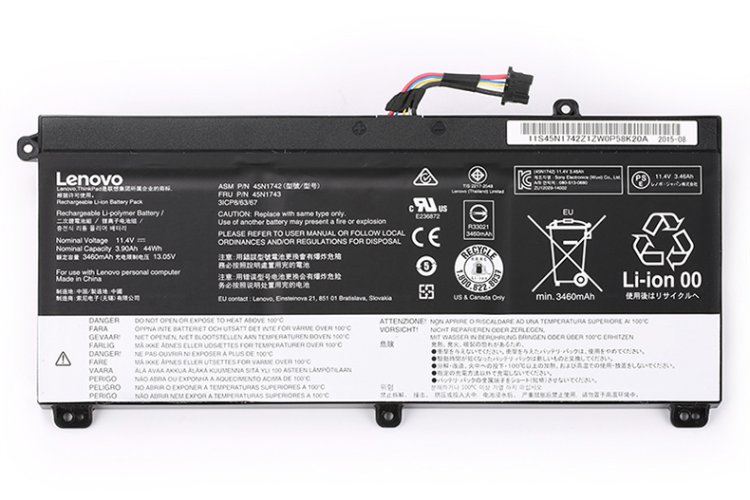 Battery Lenovo 00NY639 SB10K12721 3900mAh 44Wh - Click Image to Close