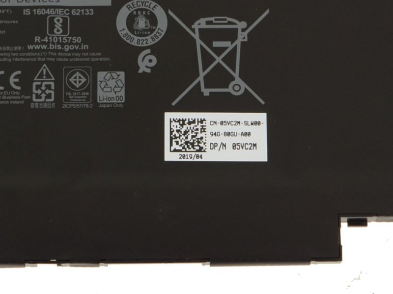 7500mAh 60Wh Battery Dell N2K62