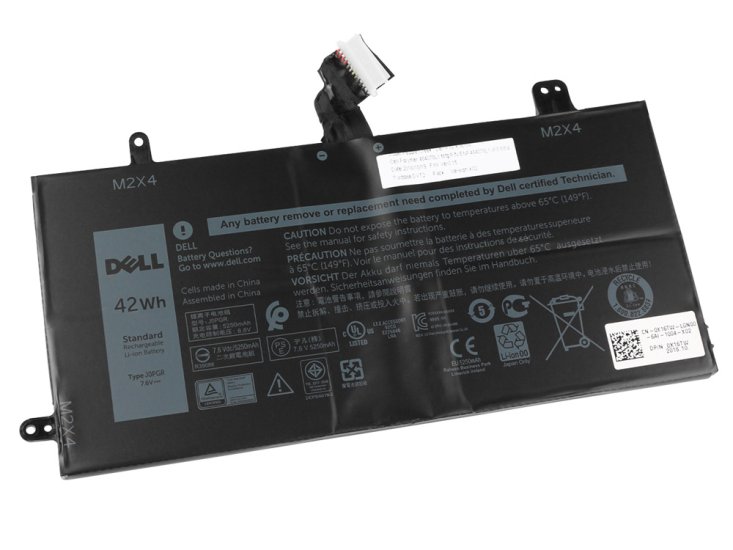 42Wh 4-Cell Dell Latitude 12 5285 Battery - Click Image to Close