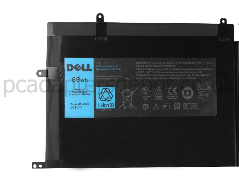 14.8V 69Wh Dell 0D10H3 D10H3 Battery