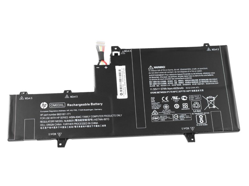 HP OM03XL Battery 57Wh 4935mAh