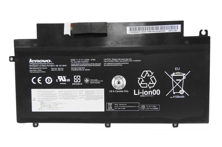 Lenovo ThinkPad T431s 20AC Battery 48Wh 4250mAh - Click Image to Close