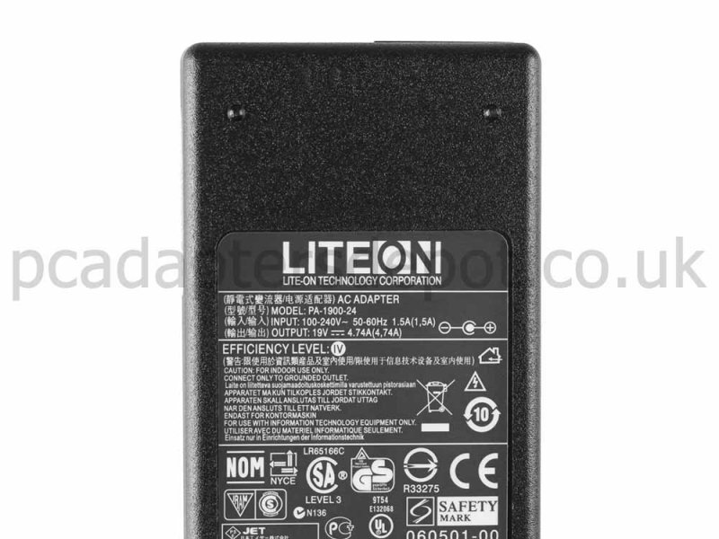 LiteOn PA-1900-04RM AC Adapter Charger 90W