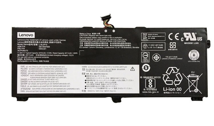 4211mAh 49Wh Battery Lenovo 5B10W13927 5B10W13928 - Click Image to Close