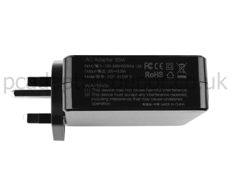 65W Lenovo IdeaPad 330S-15IKB 81F5005TAX Charger AC Adapter