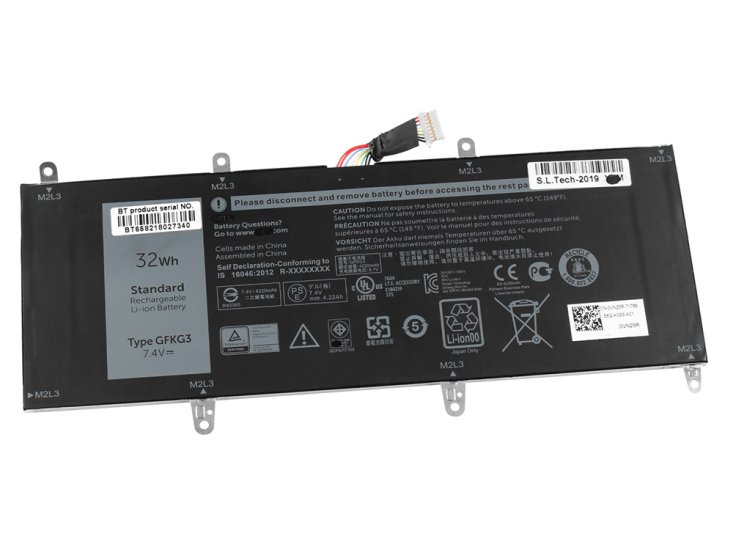 32Wh 2-Cell Dell GFKG3 0GFKG3 WH96V VN25R Battery - Click Image to Close