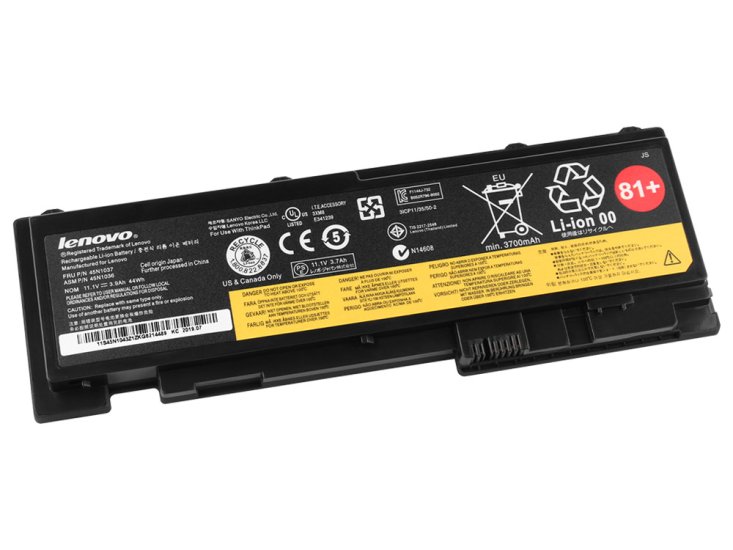 3900mAh 6 Cell 44Wh Lenovo ThinkPad T430s 2355 2356 Battery - Click Image to Close