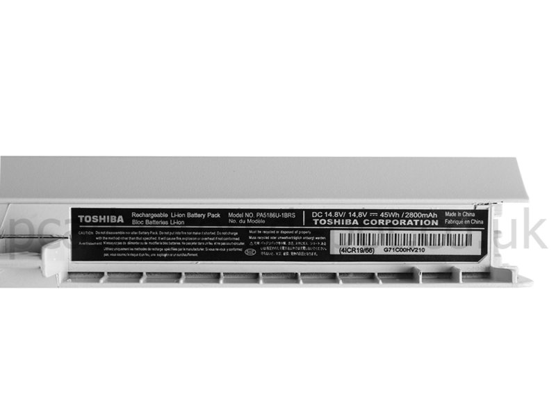 45Wh Toshiba Satellite C55-B5298 C55-B5200 Battery White