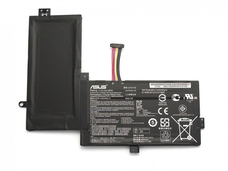 5000mAh 38Wh 2 Cell Battery Asus VivoBook TP501UA-DN022T - Click Image to Close