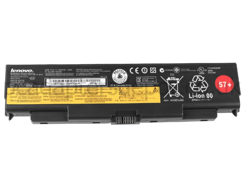 5200mAh 6Cell 57Whr Lenovo Thinkpad W541 20EG 20EF Battery