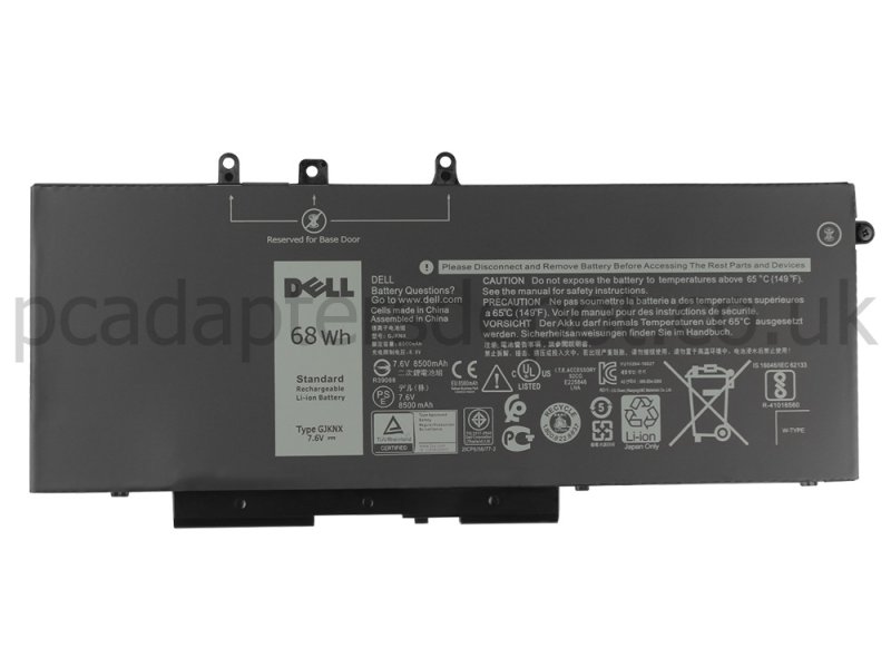 8500mAh 68Wh 4 Cell Dell Latitude 14 5480 P72G001 Battery