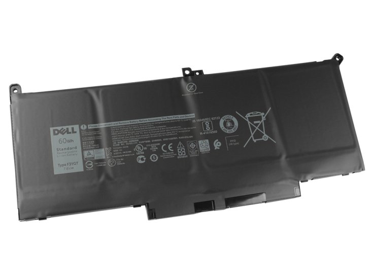 7500mAh 60Wh 4-Cell Dell F3YGT 0F3YGT 2X39G Battery - Click Image to Close