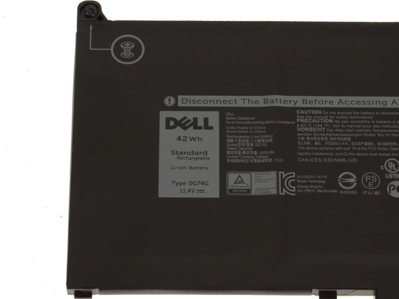 3500mAh 42Wh Battery Dell Inspiron 7300 2-in-1 P125G001