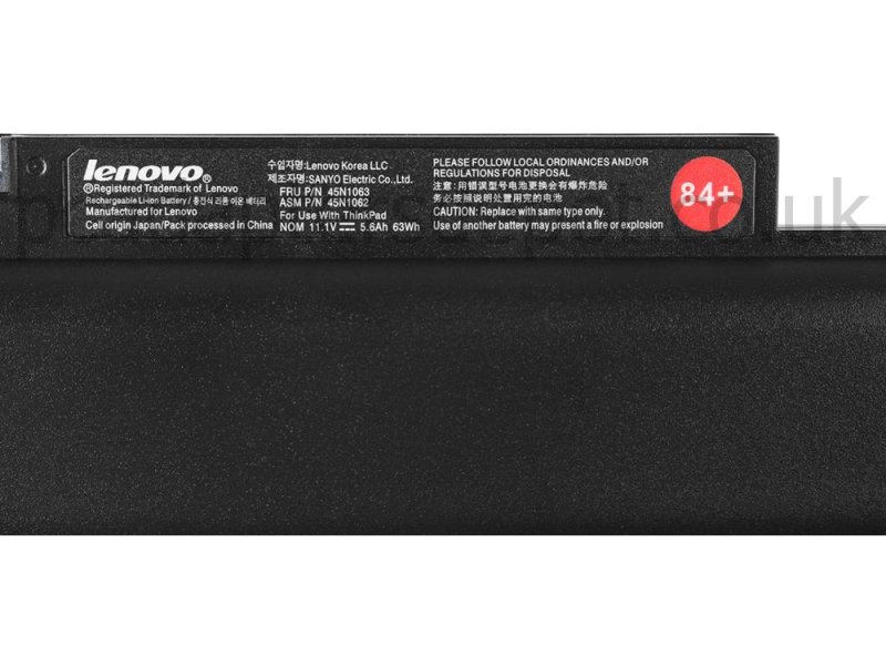 5.6Ah 63Whr 6 Cell Lenovo 42T4961 42T4951 42T4952 Battery