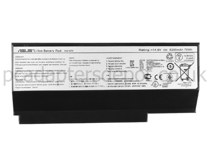 8 Cell Asus G53SX-XR1 G53SX-XT1 G73G G73GW G73J G73 Battery