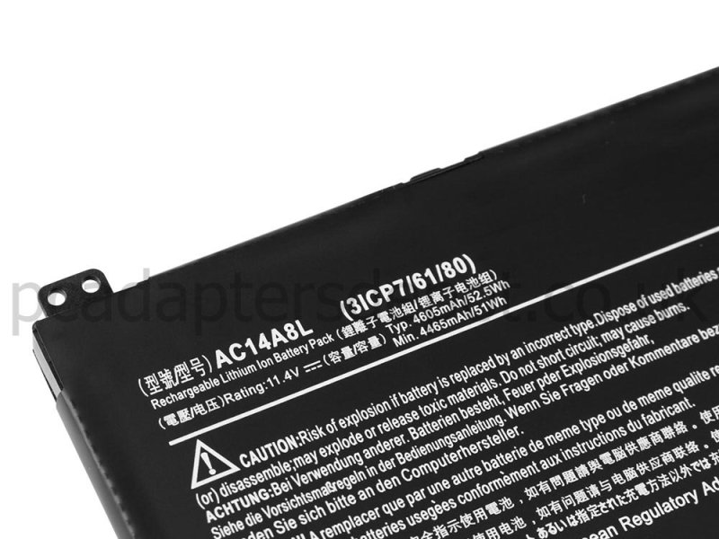 4450mah 52.5Wh 3 Cell Battery Acer Aspire VN7-792G-5484