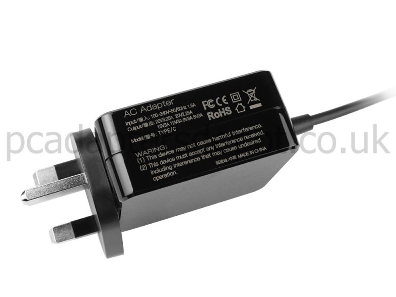 65W USB-C Toshiba Portege X30-D-12M X30-D-129 Charger Adapter