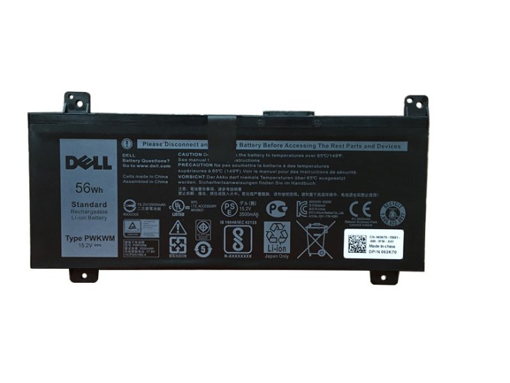 56Wh 4 Cell Dell M6WKR Battery - Click Image to Close