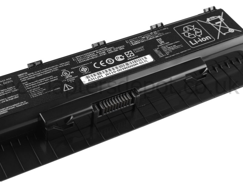 6 Cell Asus N76VZ-V2G-T1055V N76VZ-V2G-T5061V Battery