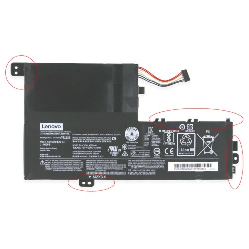 Battery Lenovo Yoga 520-14IKB 80X8000CUK 4670mAh 35Wh