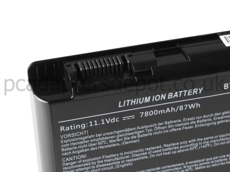 7800mAh 87Wh MSI GT60 2OKWS Battery