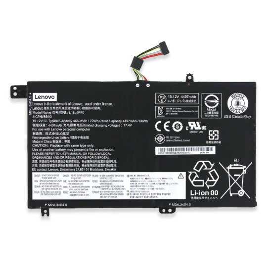 Battery Lenovo L18L4PF0 L18L4PF4 4630mAh 70Wh - Click Image to Close