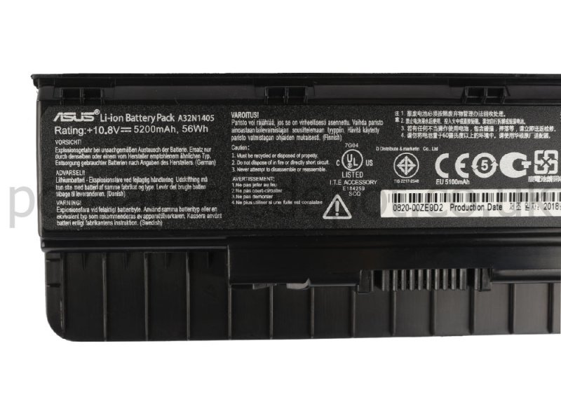 5200mAh 56Wh 6 Cell Asus N551JX-DS71 Battery