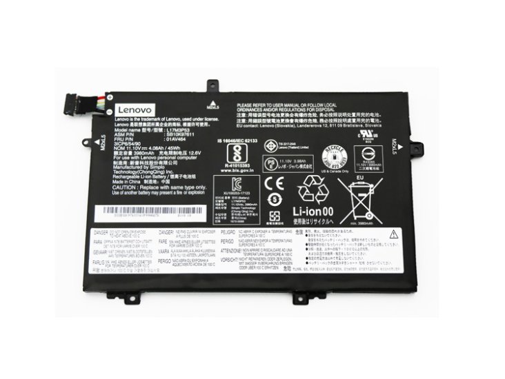 Battery Lenovo ThinkPad L480 20LS 4080mAh 45Wh - Click Image to Close