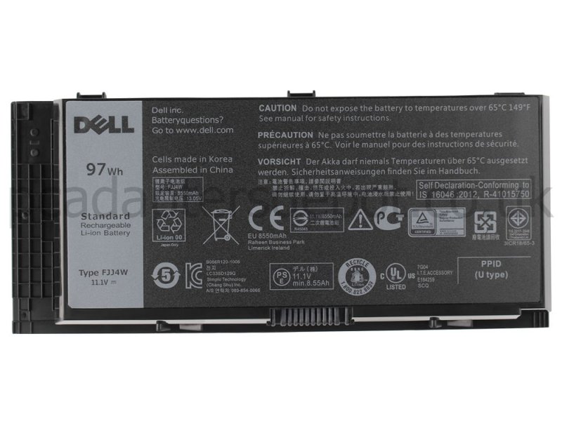 Dell Precision M4800-5499 Battery 97Wh