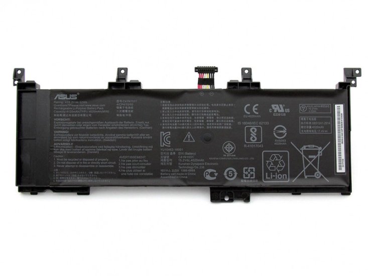 4020mAh 62Wh 4 Cell Asus ROG GL502VS-FY324T Battery - Click Image to Close