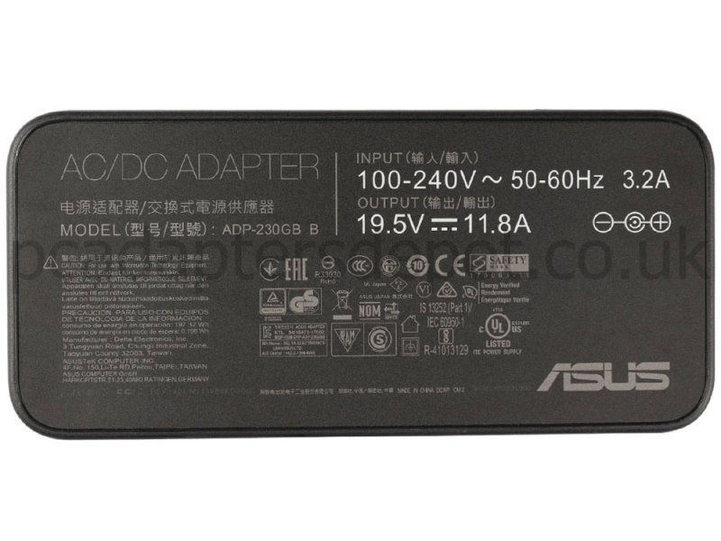 Asus ROG Zephyrus S GX531GS-AH76 AC Adapter Charger 230W