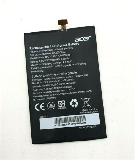 Acer CA325685G Battery 8.85Wh 2300mAh 1-Cell - Click Image to Close