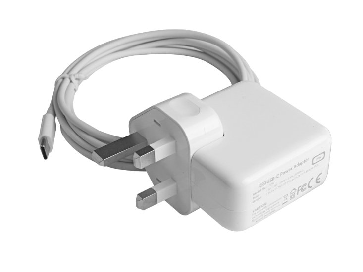 29W USB-C AC Adapter Charger for Apple MacBook MLHC2SF/A + Free Cable - Click Image to Close