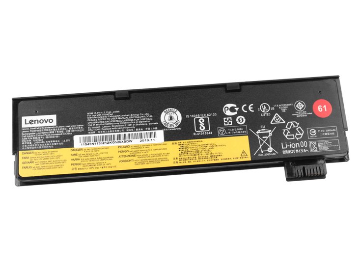 Lenovo ThinkPad T580 20L9 Battery 24Wh 2100mAh - Click Image to Close