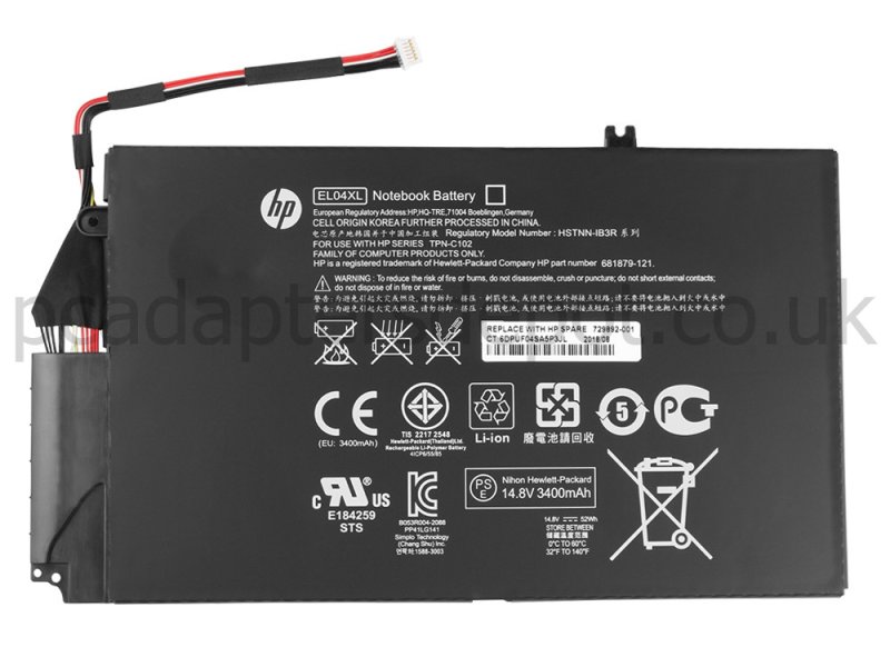 52Wh HP Envy 4-1045tu 4-1045tx 4-1046tx 4-1048tx Battery