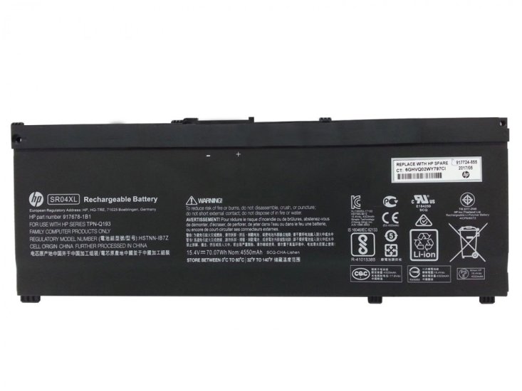 Battery HP OMEN 17-cb1994nz 17-cb1030nq 4550mAh 70.07Wh - Click Image to Close