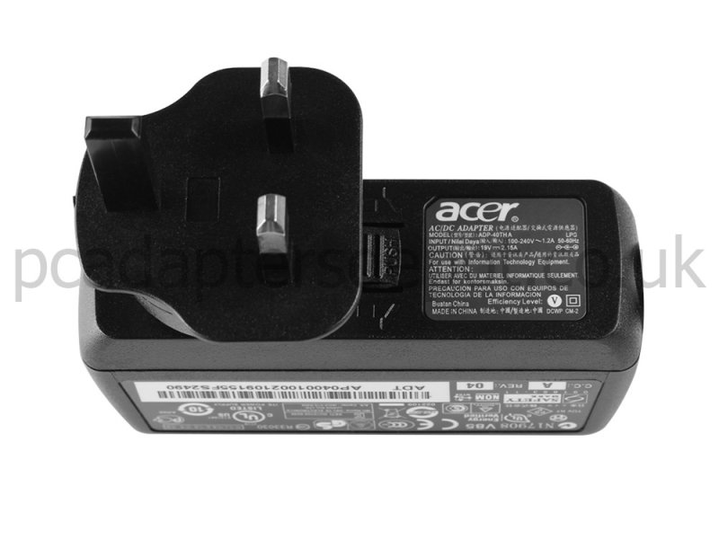 40W Gateway LT41P06u LT41P06u-28052G32nii AC Adapter Charger