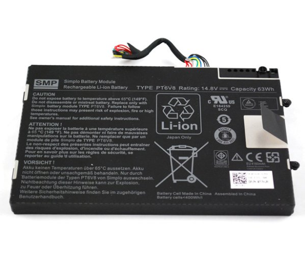 63Wh Dell Alienware M11x M11x R1 Battery - Click Image to Close