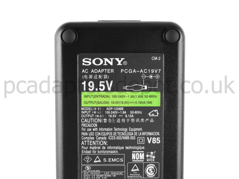 120W Sony 1449273114 AC Adapter Charger + Free Cord