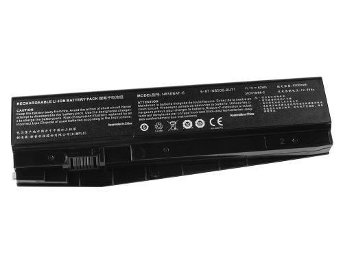 Battery Schenker XMG A507 Serie 5500mAh 62Wh