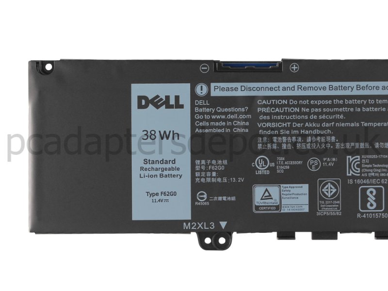 3166mAh 38Wh 3-Cell Dell Vostro 13 5370 P87G001 Battery