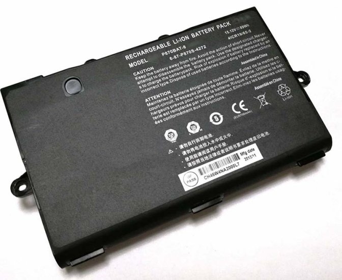 Clevo P870TM1-G Battery 89Wh 6000mAh 8-Cell - Click Image to Close