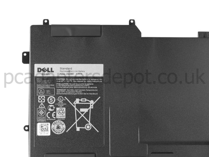 Dell 0C4K9V C4K9V Battery 55Wh