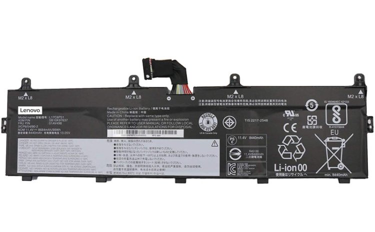 Battery Lenovo 01AV497 01AV498 8684mAh 99Wh - Click Image to Close