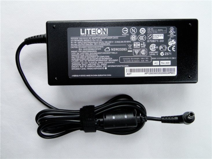 120W AC Adapter Charger Acer 25.10046.131 + Cord - Click Image to Close