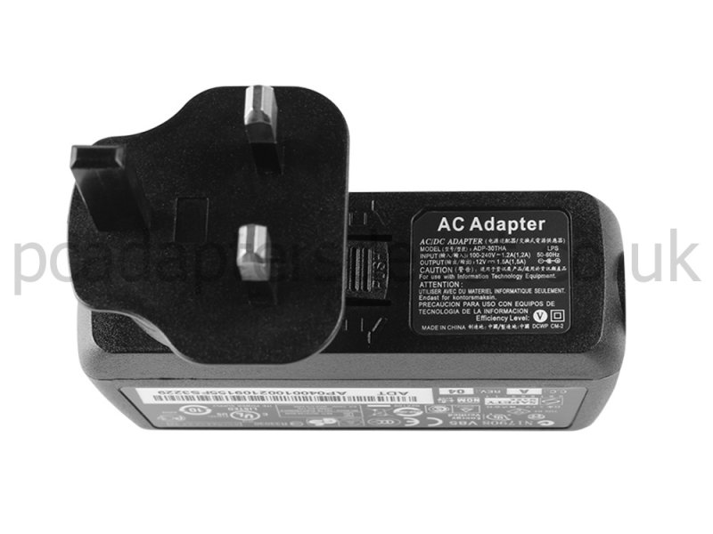 18W Acer AP.01801.002 X0.ADT0A.001 AC Adapter Charger Power Cord