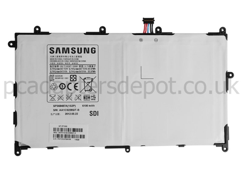 6100mAh Samsung GT-P7310FKAAUT GT-P7310FKAITV