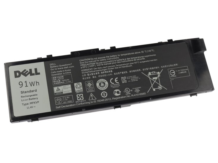 91Wh 9 Cell Dell MFKVP T05W1 0GR5D3 Battery - Click Image to Close